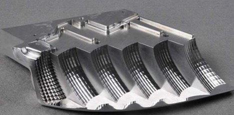 5 axis machined part