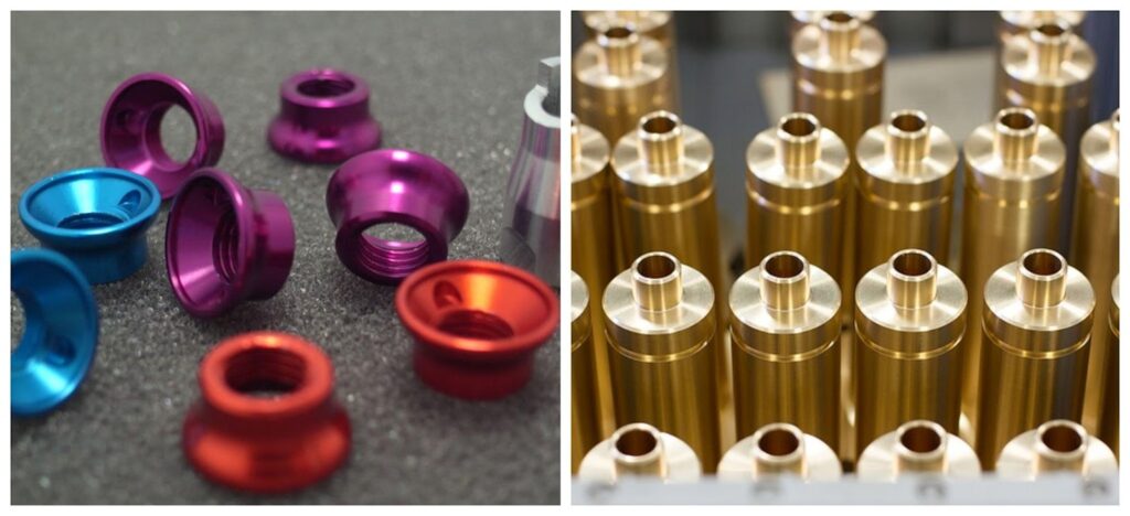 anodizing vs chemical film parts