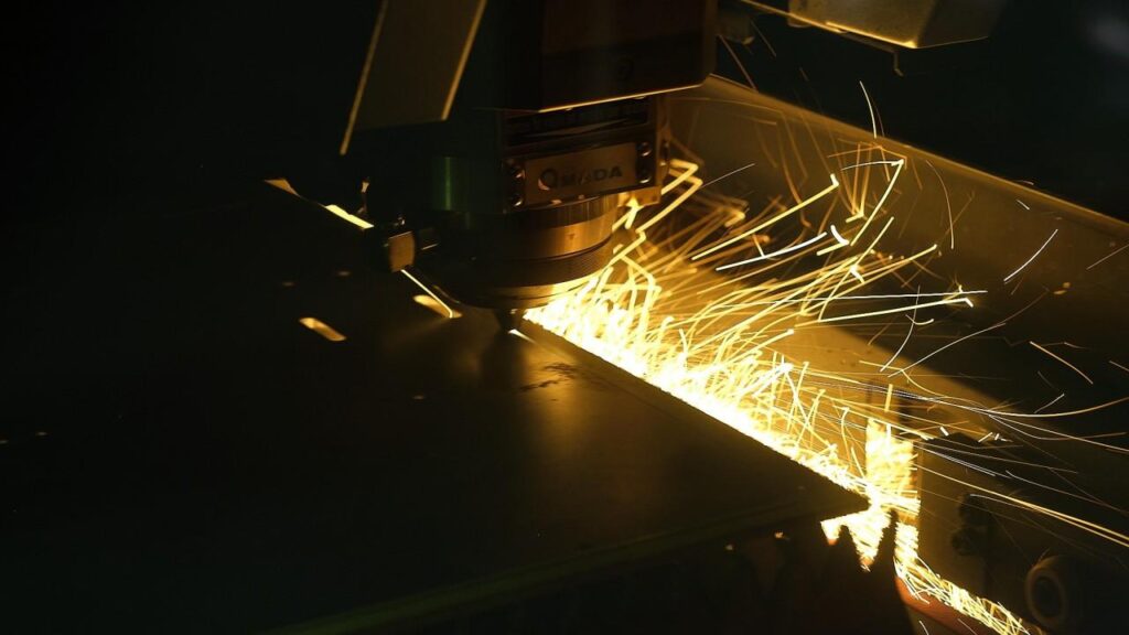 laser cutting sheet metal