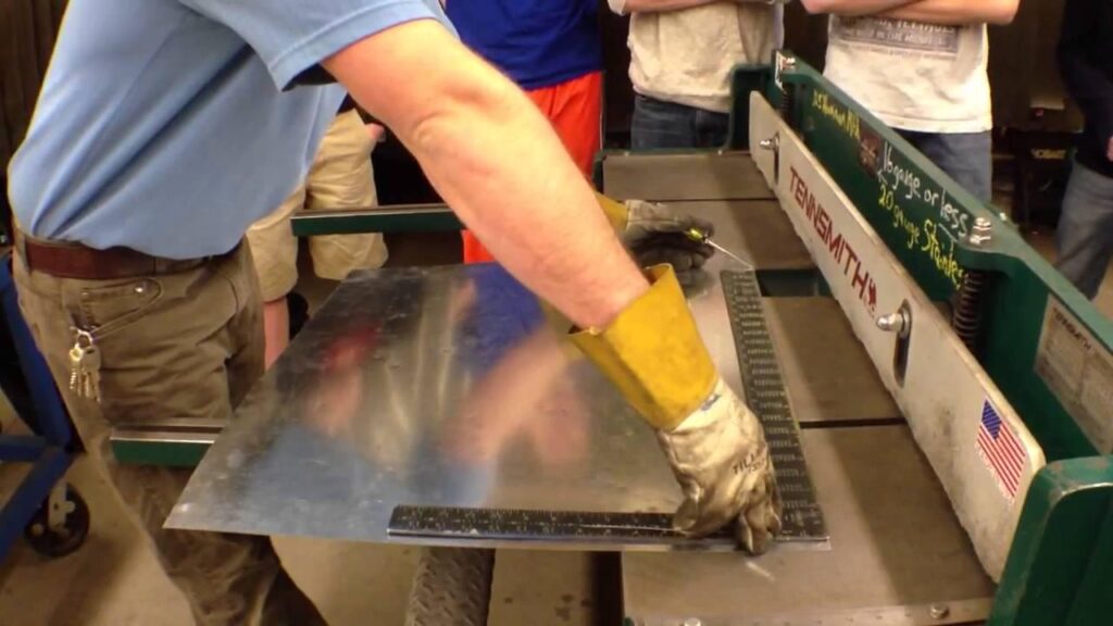sheet metal shearing
