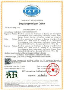 certificato ISO50001:2018