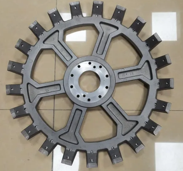 low pressure die cast metal