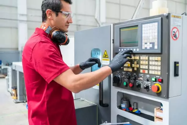 CNC milling operation