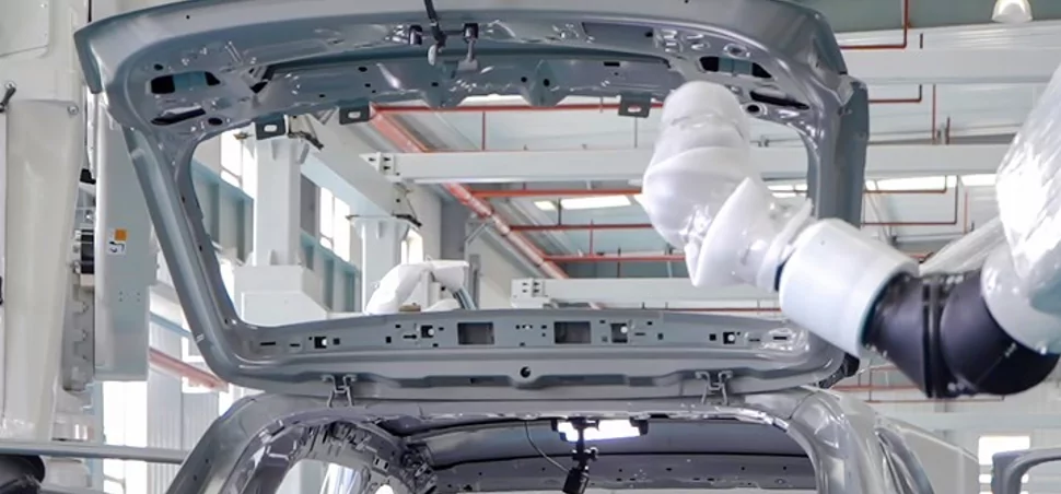 Surface finishing option or a car frame